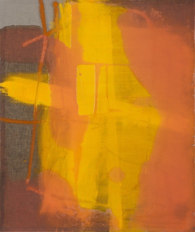 Untitled, 2014, Urethane, acrylic and oil on linen, 42 x 50 inches (106,68 x 127 cm)