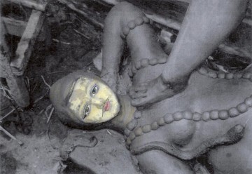Shiva under Kali’s Foot, 2010, Mixed media processed photograph, 60 x 90 cm, edition of 5