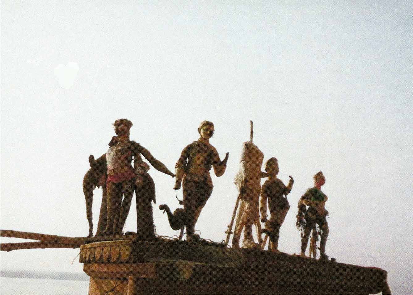 Group of forgotten Gods, 2007, Mixed media processed photograph,  60 x 90 cm, edition of 5