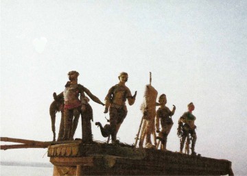 Group of forgotten Gods, 2007, Mixed media processed photograph,  60 x 90 cm, edition of 5