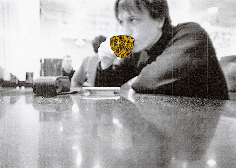 A cup of unexpectancy, 2007, Mixed media processed photograph,  50 x 70 cm, edition of 5