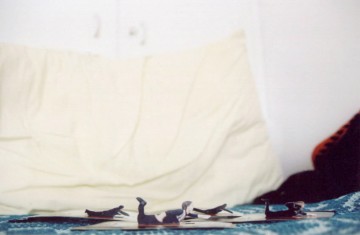 Gently swimming at a friend's bed, 2004, C-print on aluminum, 50 x 75 cm, edition 1/5