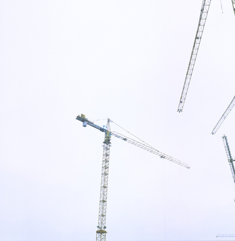 Building Living Leaving (Cranes), 1999-1996, Lambda print, 120 x 120 cm, edition 3 + 1AP