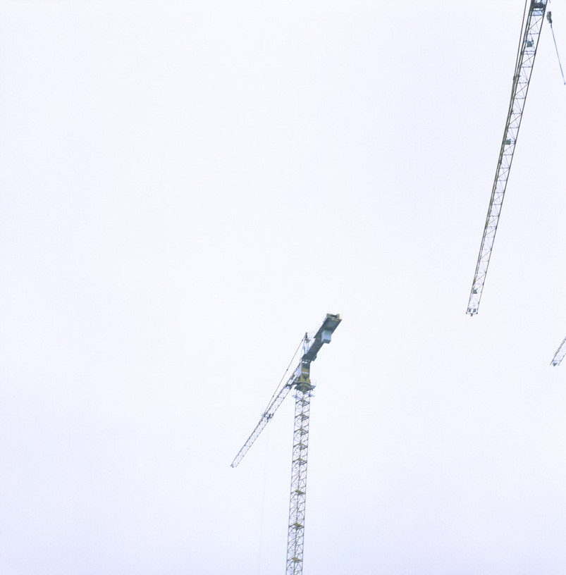 Building Living Leaving (Cranes), 1999-1996, Lambda print, 120 x 120 cm, edition 3 + 1AP