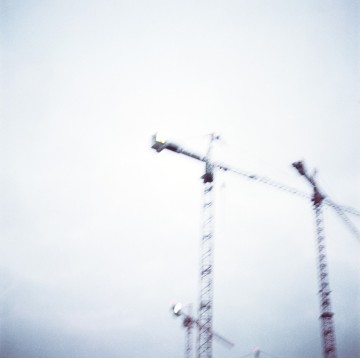 Building Living Leaving (Cranes), 1999-1996, Lambda print, 120 x 120 cm, edition 3 + 1AP