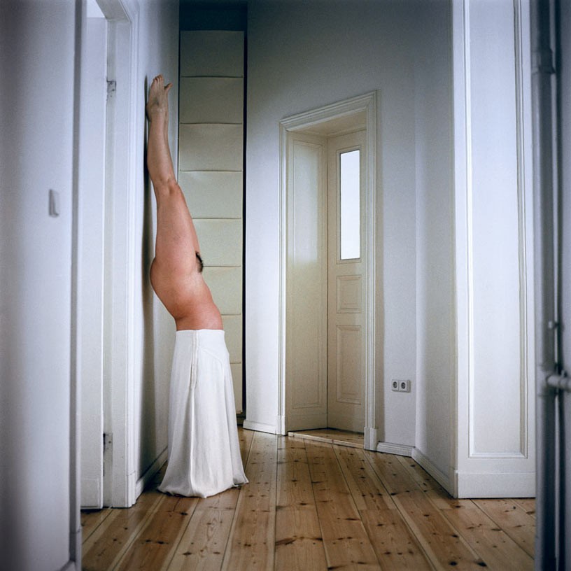 Oblivion's Exercises (Upside Down), 2004, Lambda print, 120 x 120 cm, edition 3 + 1AP