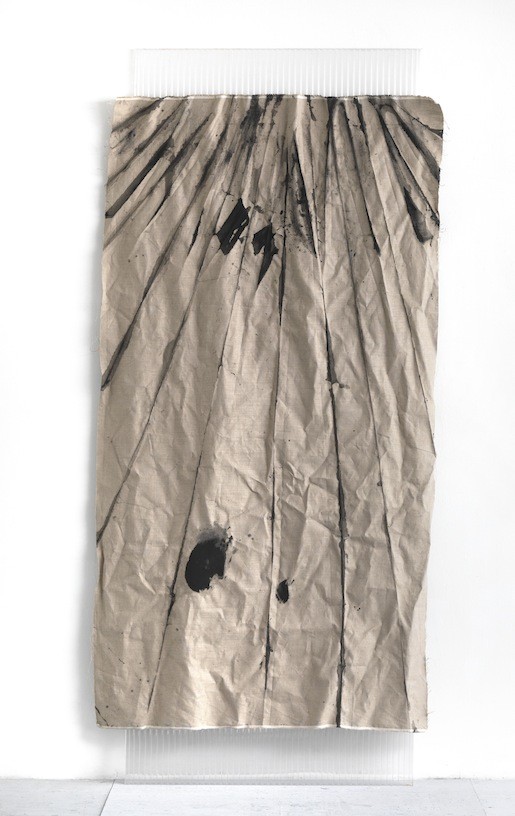 Untitled, 2011, Pigment on canvas polycarbonate, 250 x 210 cm