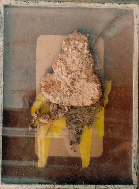 Grosses Taschenzimmer, 1969, chocolate - object box, mixed media/ chocolate in saled plexi box, 65 x 47 cm