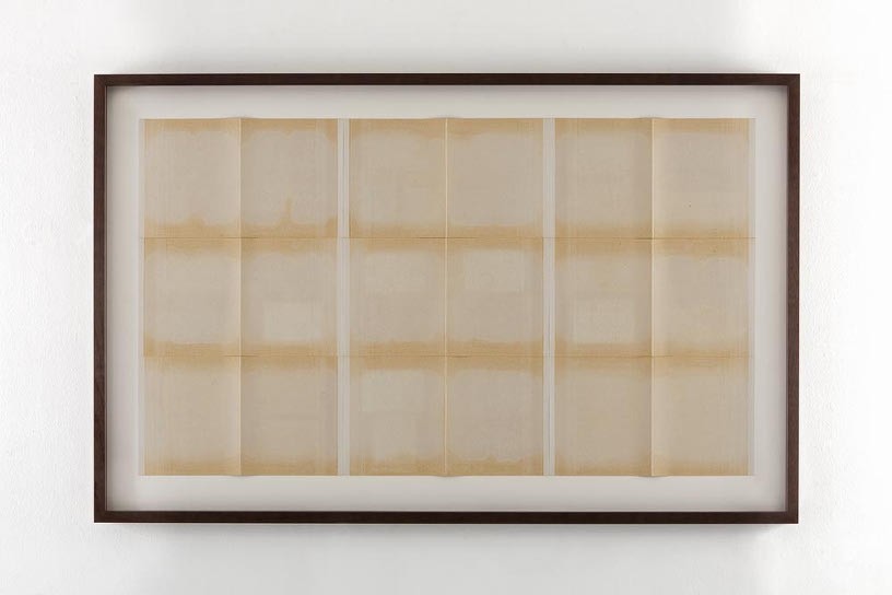 Sand 04, 2008, Photo album paper collage, 155 x 105 cm