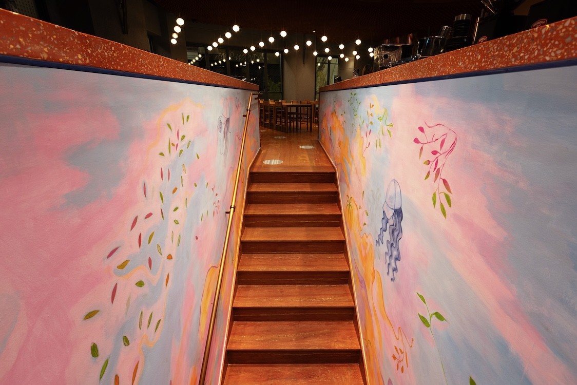 Eleni Bagaki, Blossoms Blossoming, commissioned by Anther Restaurant, Perianth Hotel