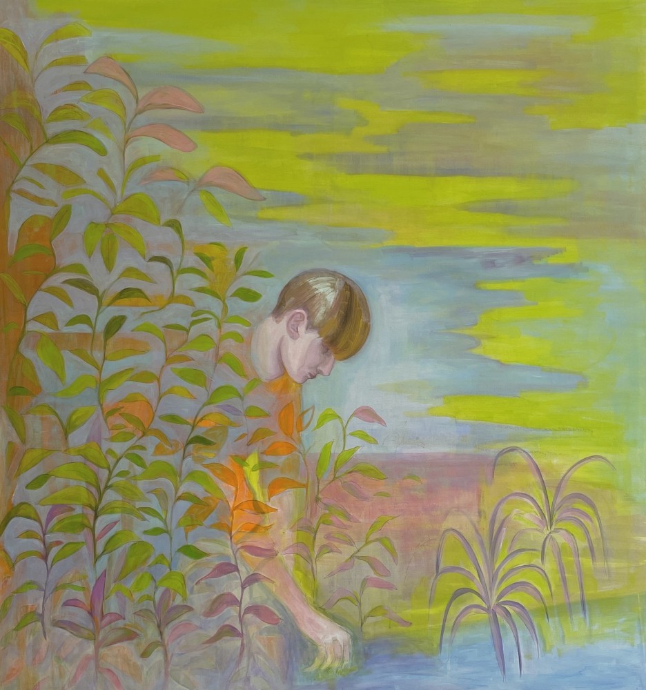 The boy is mine, 2023, Oil on canvas, 150 x 140 cm