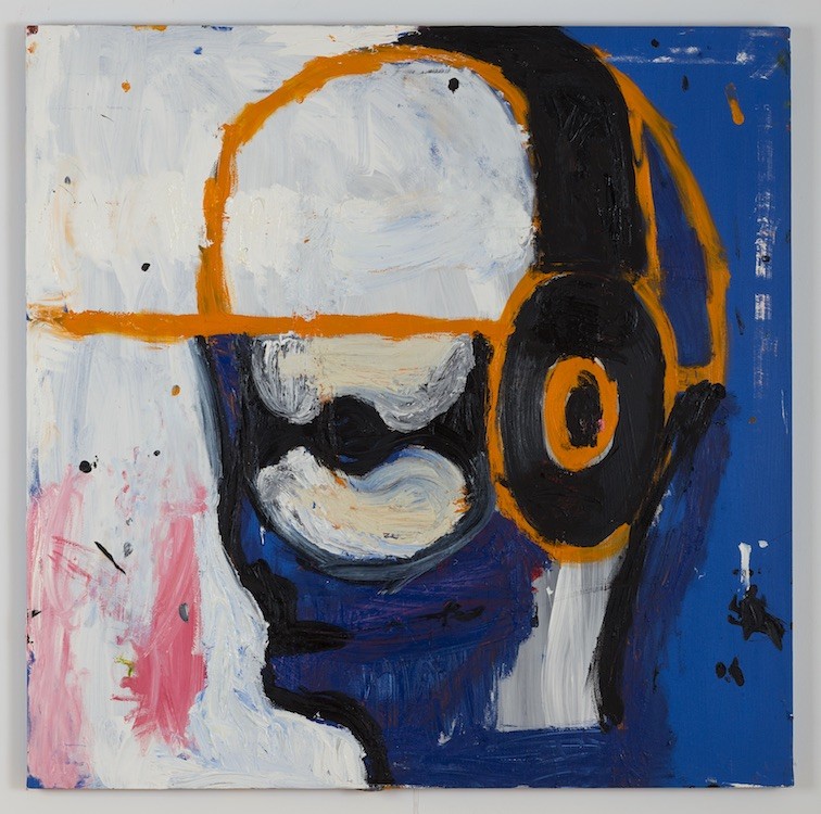Untitled, 2021, Oil and acrylic on canvas, 122x122 cm