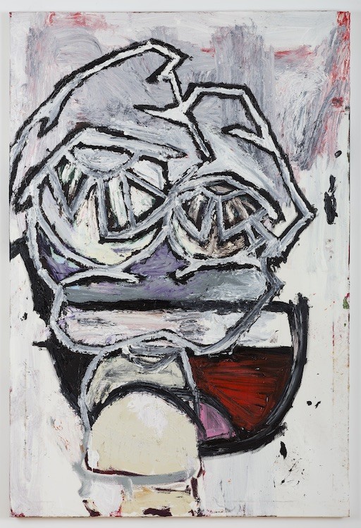 Ruff Circuit, 2021, Oil and acrylic on canvas, 183 x 122 cm
