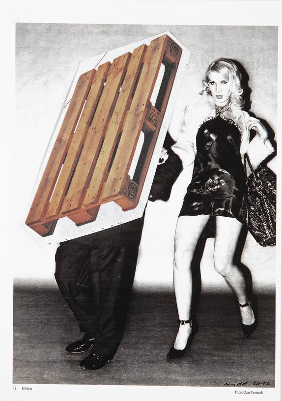Palette, 2012, Collage on paper, 29.6 x 21.1 cm