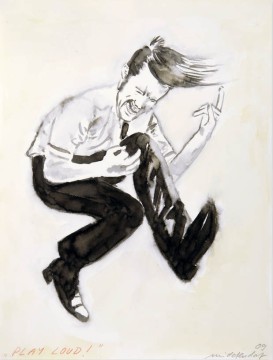 Play loud, 2009, Watercolour on paper, 38,7 x 29,6 cm