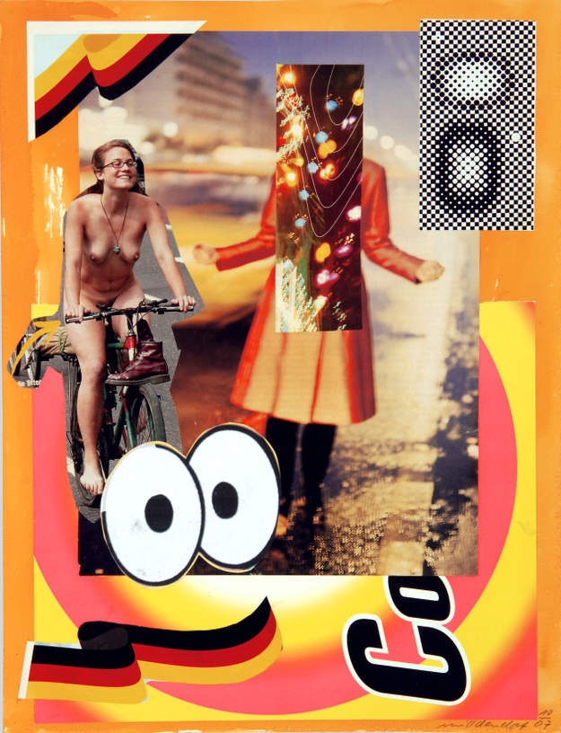 Untitled (L), 2011, Collage on paper, 39.5 x 28.1 cm