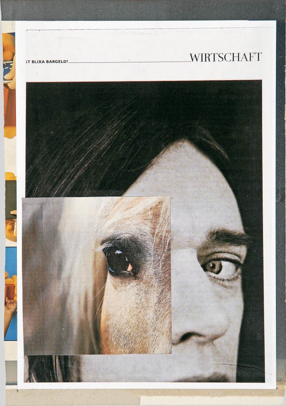 Untitled (B), 2012, Collage on paper, 33 x 22.2 cm