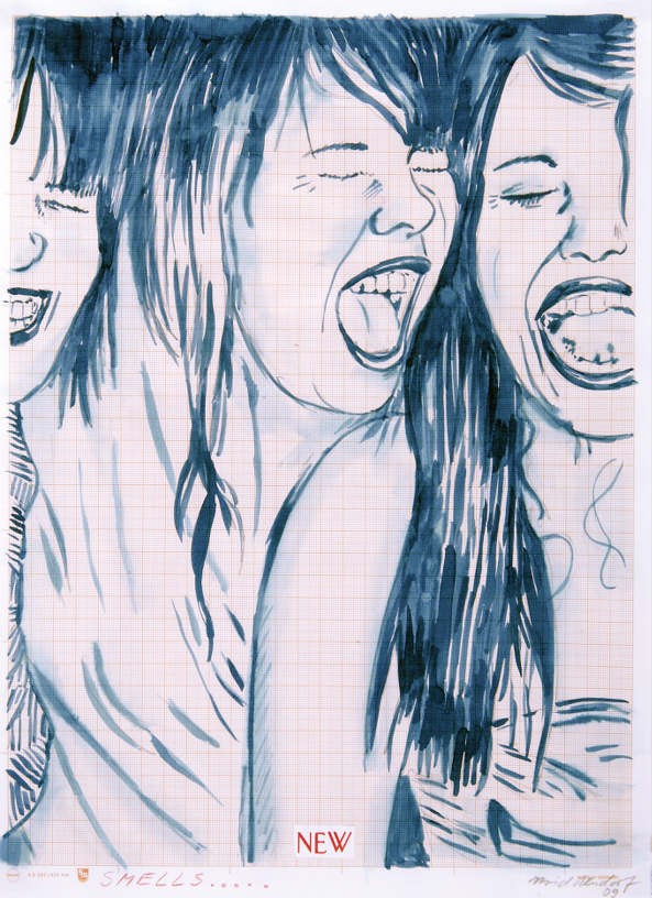 Smells…, 2009, Watercolour on paper, 40,4 x 29,6 cm