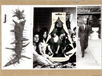 Untitled, 2012, Collage on cardboard, 35 x 46.8 cm