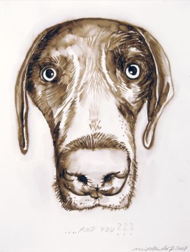 And you?, 2008, Watercolour on paper, 38,7 x 29,6 cm