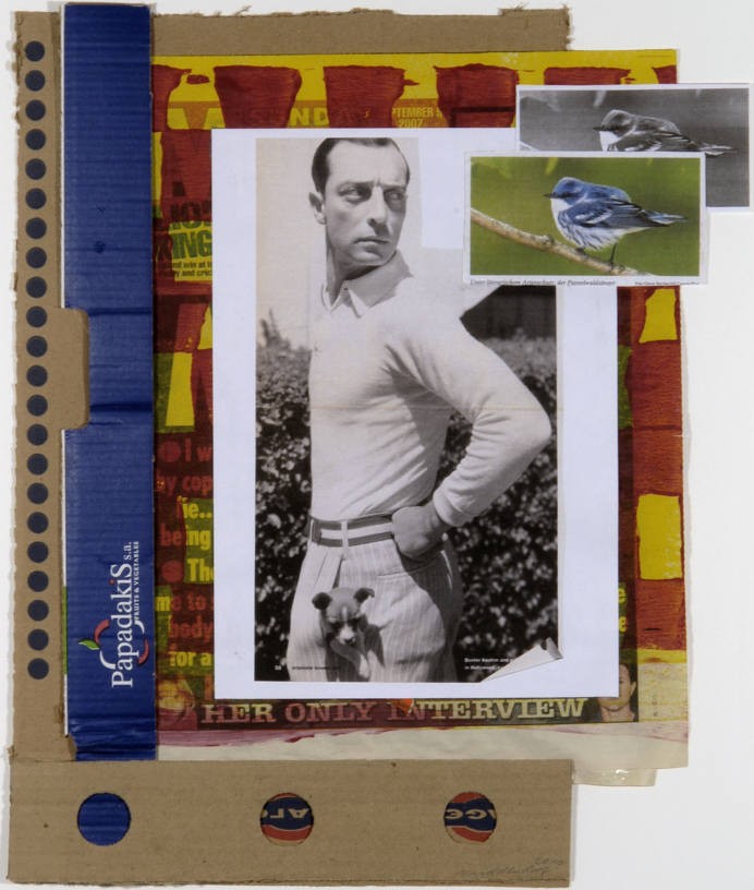 B.K., 2010, Collage, 30 x 54 cm