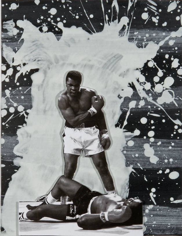 Ali, 2011, Collage and acrylic, 39 x 29,5 cm