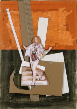 Untitled, (Stairs – Westwood), 2010, Collage, 56.5 x 39 cm