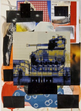 Tank, 2005/2009, Collage, 39,5 x 28,5 cm