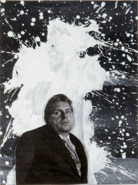 Bacon, 2011, Collage and acrylic, 38 x 30 cm