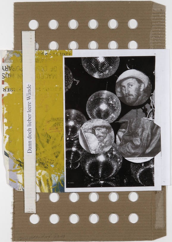 Untitled (Kirk Douglas – Van Gogh), 2010, Collage, 52 x 36,2 cm