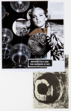 Before you ask, 2010, Collage, 45 x 28 cm