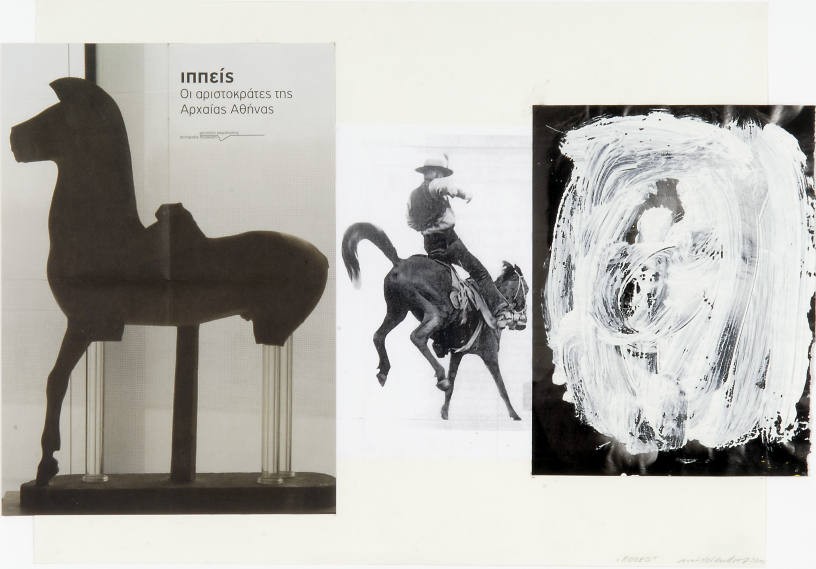 Greek Rodeo, 2010, Collage, 49 x 71 cm