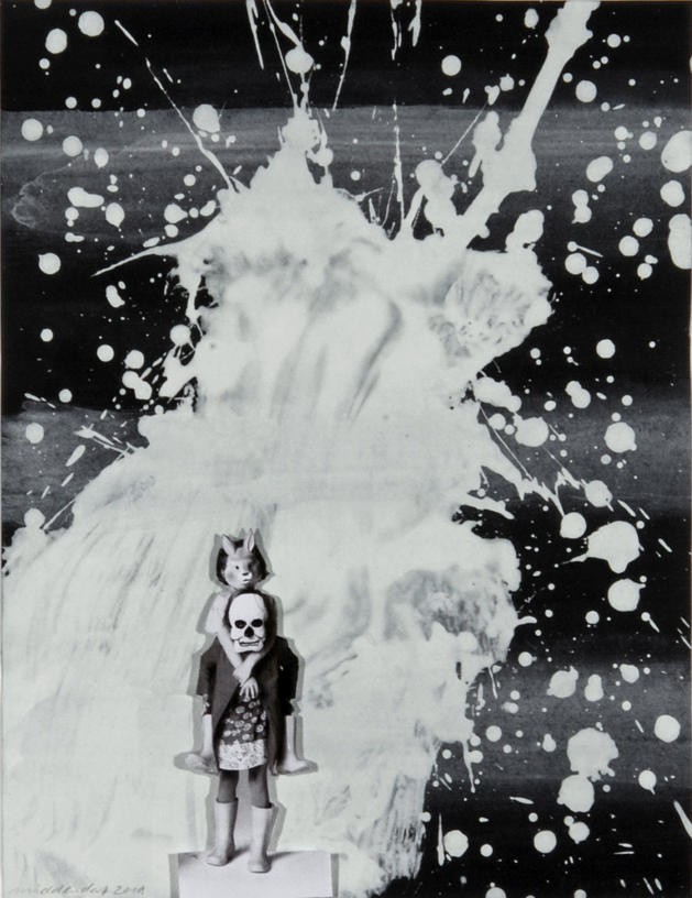 Untitled (Carnival), 2011, Collage and acrylic, 38 x 29.5 cm