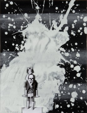 Untitled (Carnival), 2011, Collage and acrylic, 38 x 29.5 cm