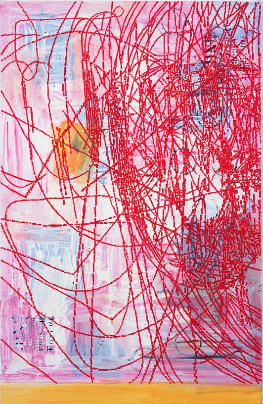 PL (O), 2004, crylic on canvas, 200 x 130 cm