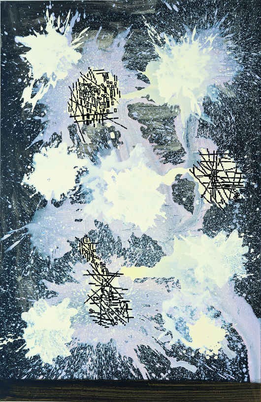 PL (Blotches), 2005, Acrylic on canvas, 200 x 130 cm