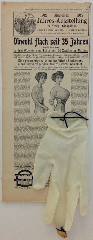 Untitled, 2012, Collage, 45,5 x 19 cm