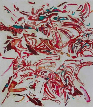 Signature, 2010, acrylic and paper on canvas, 160 x 140-cm
