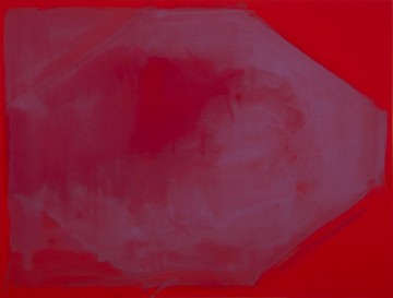 Tinged, 2015, Acrylic on cloth, mounted on aluminum, 76.2 x 101.6 cm (30 x 40 inches)