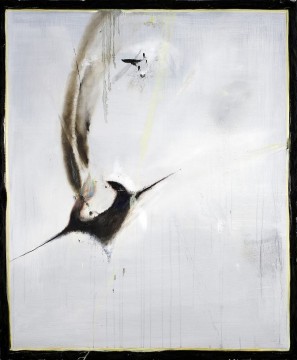 Hoheres Leben, 2008, Oil and lack on wood, 170 x 140 cm