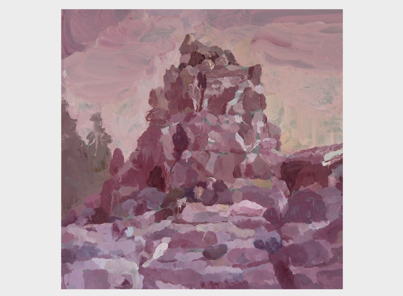 Zoo, 2009, acrylic on aluminium, 40 x 40 cm