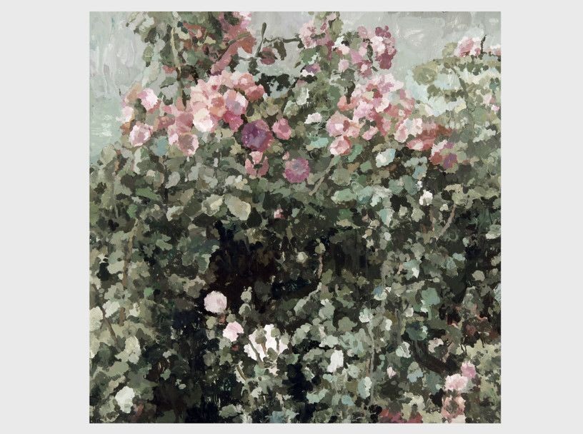 Zoo, 2009, acrylic on aluminium, 50 x 50 cm