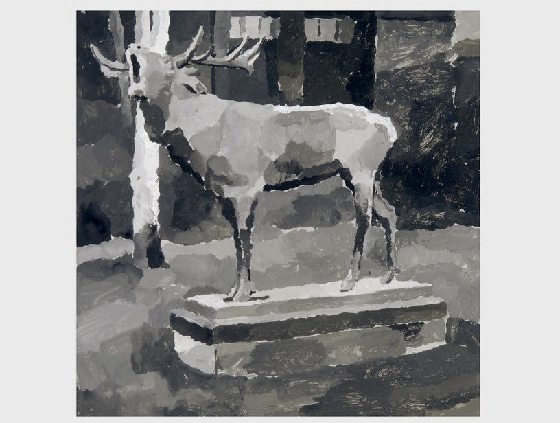 Zoo, 2009, acrylic on aluminium, 40 x 40 cm