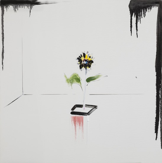 Wallpaper, 2018, Oil on canvas, 130 x 130 cm