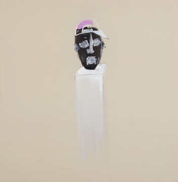 Monument Aeschylus, 2018,Oil on canvas, 130 x 130 cm