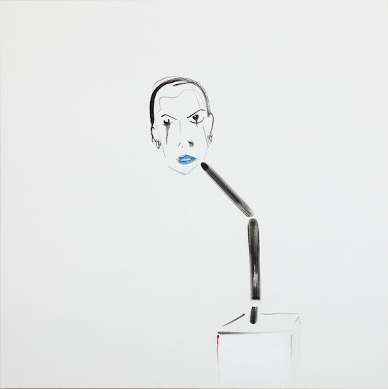 Monument Lacrimosa, 2018, Oil on canvas, 150 x 150 cm