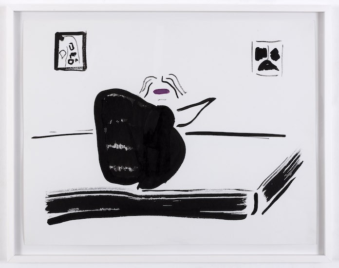 Working hard, 2018
Japanese ink on paper
57 x 72 cm