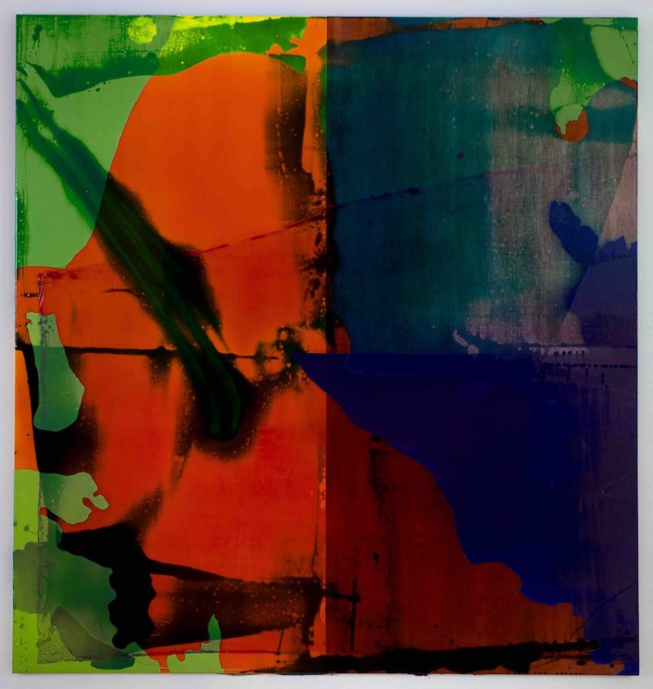 So Far So Gould, 2017, Panel, canvas, acrylic, pigmented urethane, fiberglass, epoxy resin, 193 x 180 x 3.8 cm