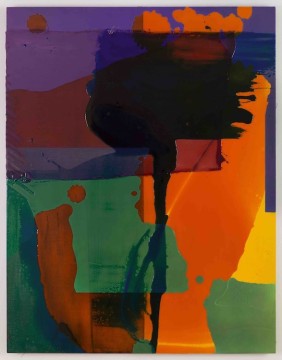 Shes’ Got Muscles, 2017, Panel, canvas, acrylic, pigmented urethane, fiberglass, epoxy resin, 140 x 108 x 3.8 cm