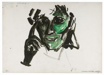 Me, 1981, Watercolor on paper, 31.5 x 33.8 cm